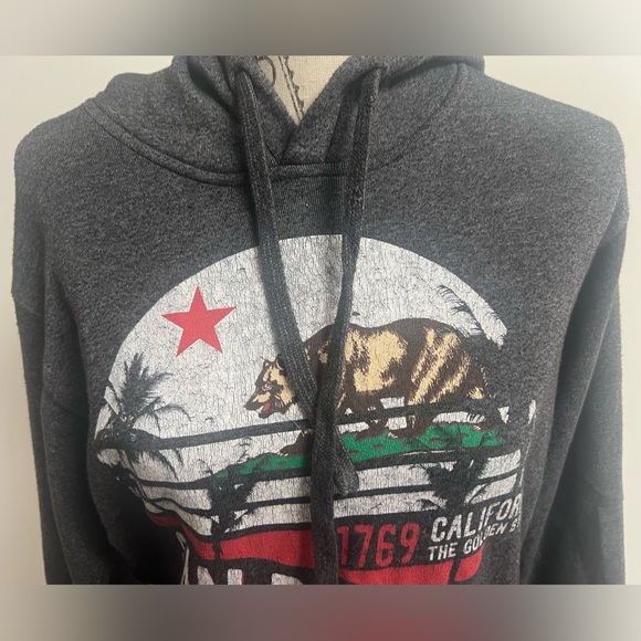 Y2K Gray California Hoodie! - Picture 5 of 13